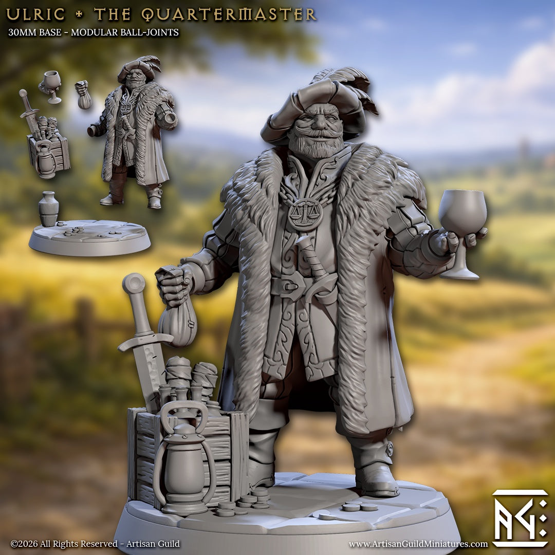 Ulric – Quartermaster Merchant Miniature – Villager & Townsfolk Vol. 1