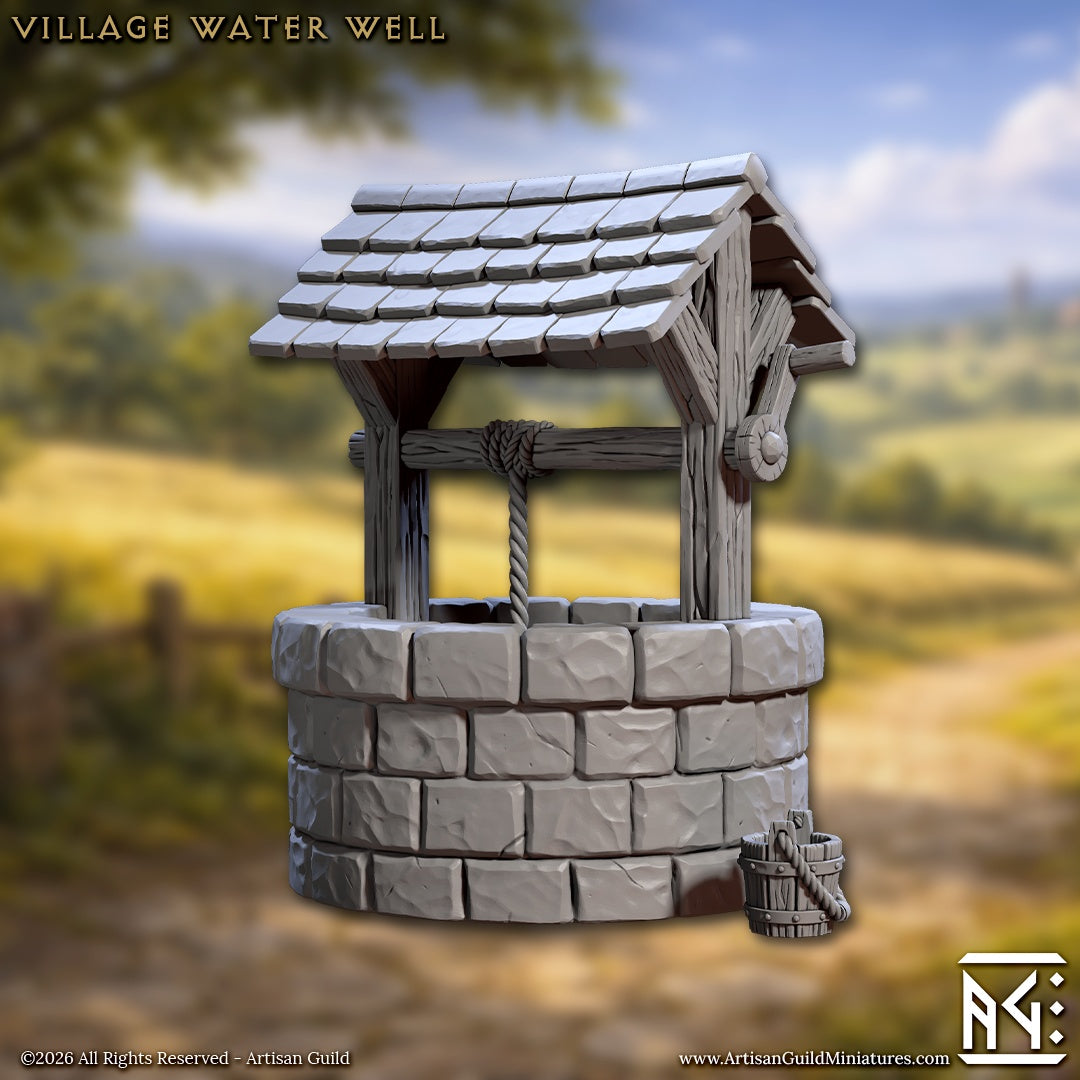 Village Water Well – Scatter Terrain – Villager & Townsfolk Vol. 1