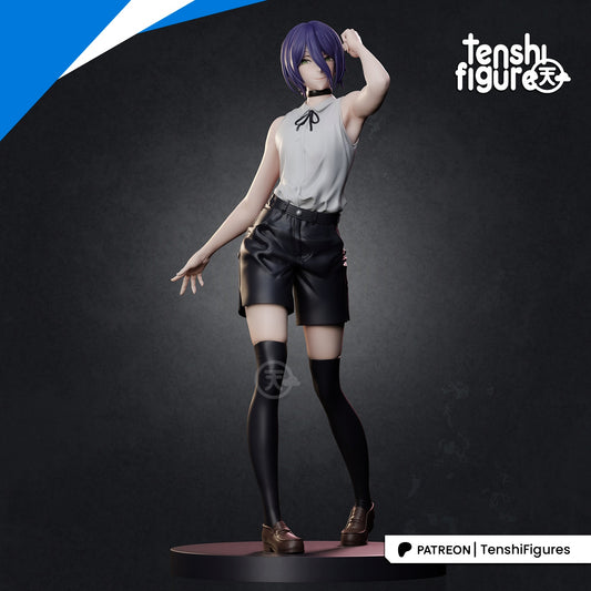 Reze Chainsaw Man 1:7 scale display figure standing on round base