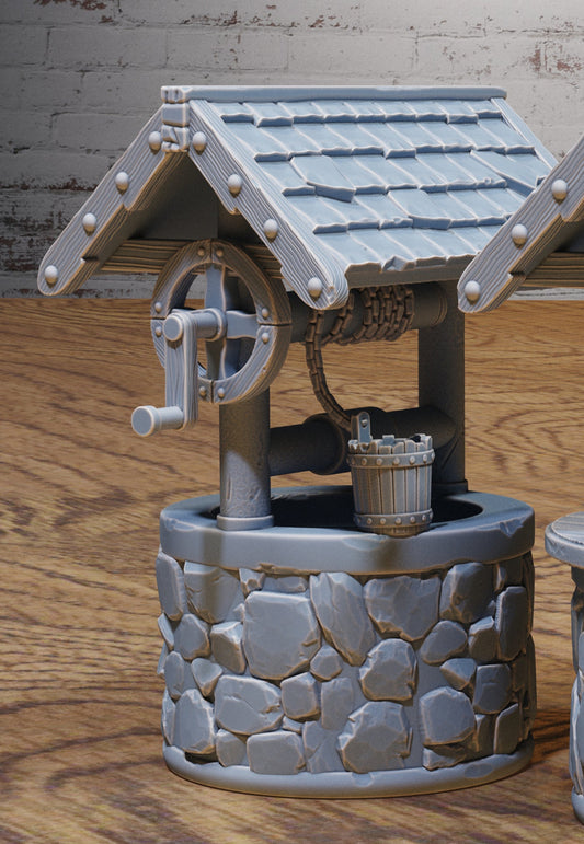 Bandit Camp Scatter Terrain – Stone Water Well