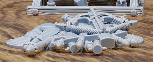 Bandit Camp Scatter Terrain – Weapon Rack and Pile