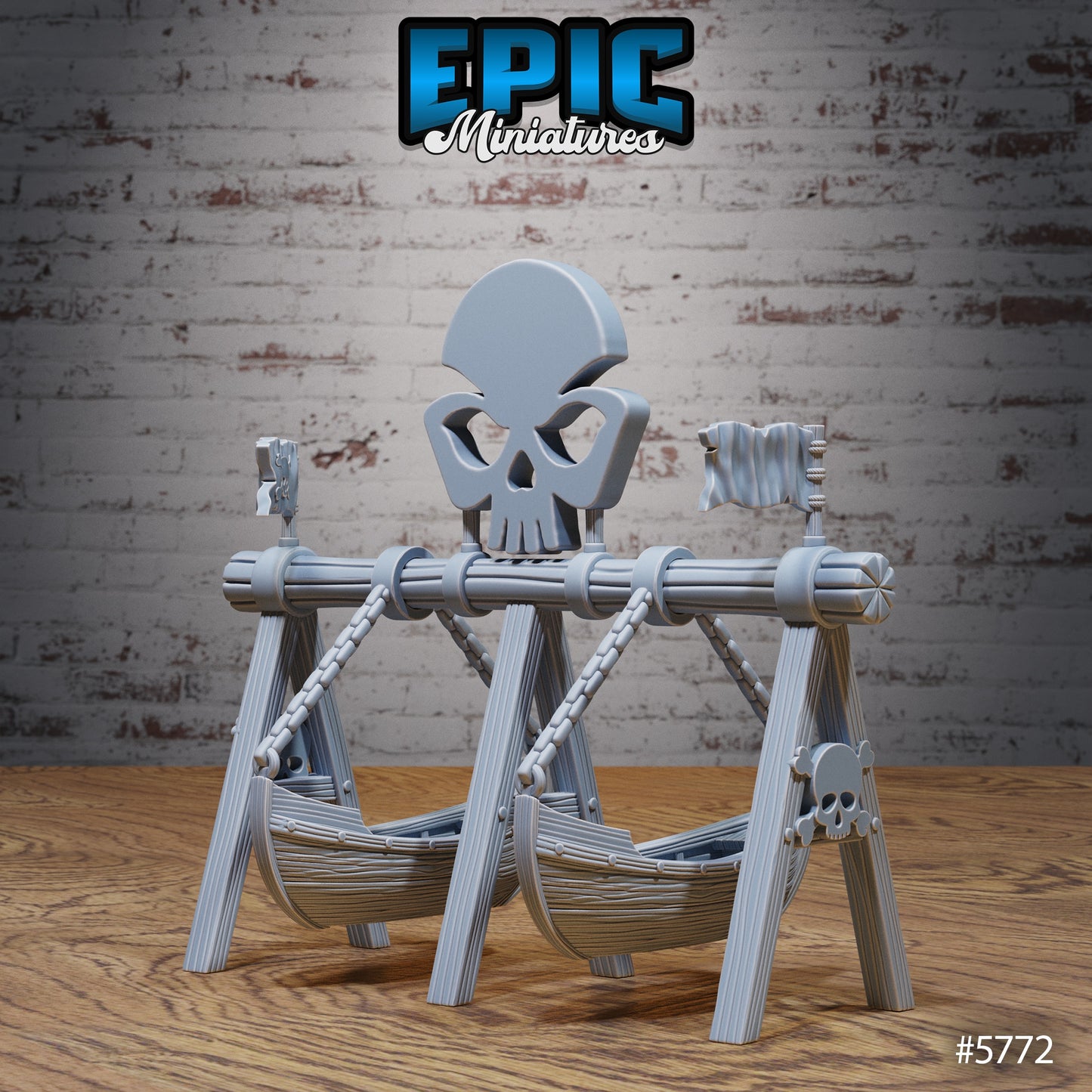 Boat Swings - Pirate-Themed Carnival Ride Terrain / Fairground Prop