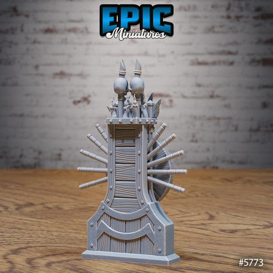 Dark Wheel of Fortune - Carnival Scatter Terrain / Fairground Prop