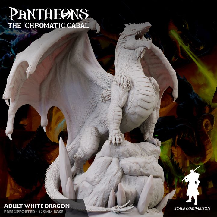 Adult White Dragon