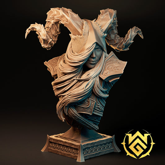 The Chaotic Arrow-Wright – Tiefling Ranger – Chaos-Touched Archer – Miniature