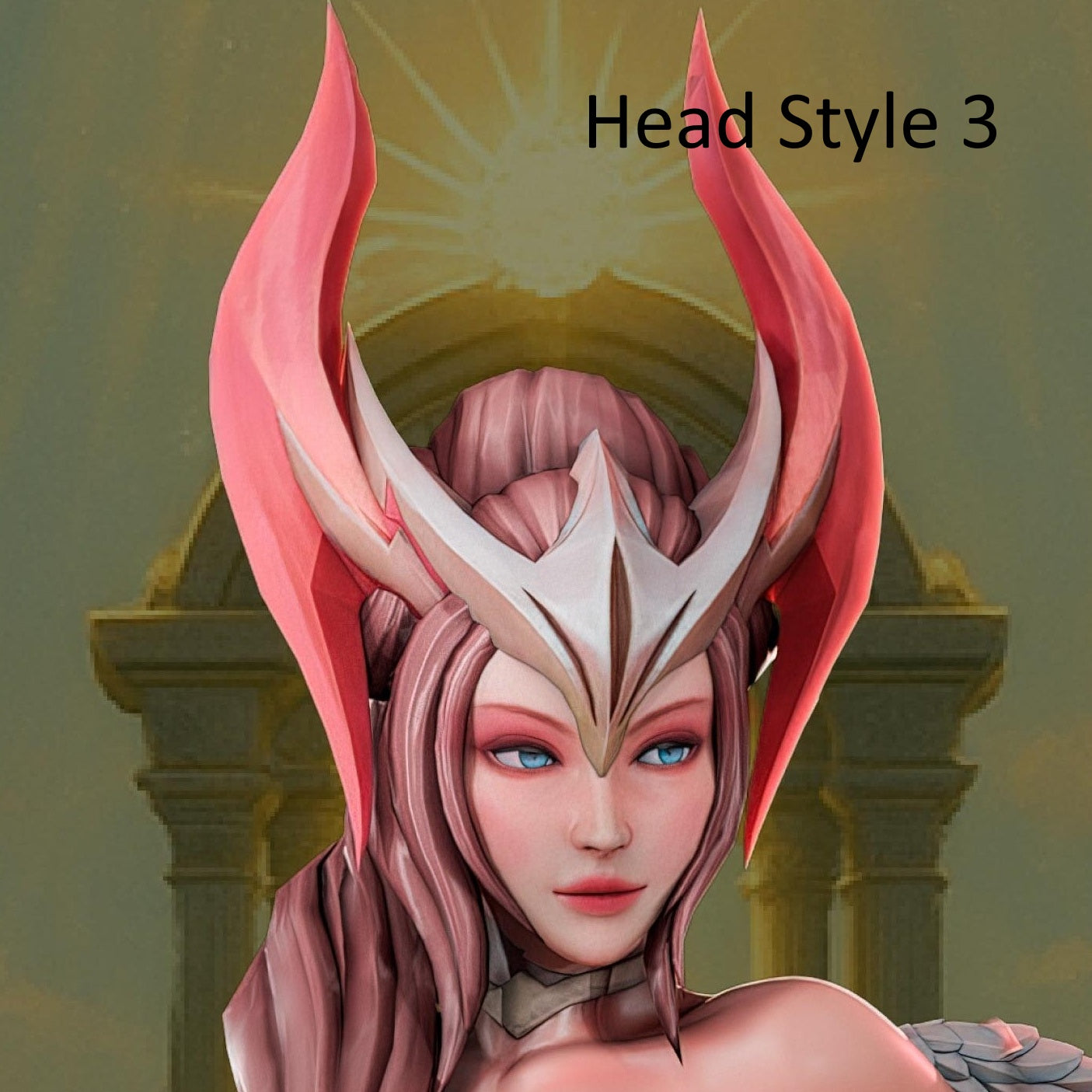 Kaelyn Radiantheart (SFW/NSFW 18+ Only) - Aasimar Fighter - 32mm, 75mm, 1:10 Scale & Bust