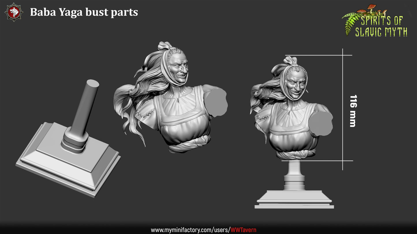 Baba Yaga – Slavic Spirit Female Miniature & Bust