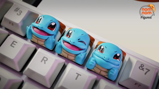 Squirtle - Pocket Monsters - Keyboard Keycaps