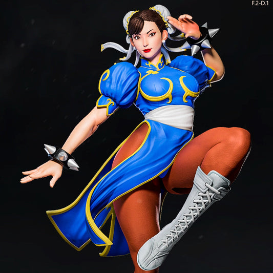Chun-Li Pose 1 - Street Fighter (SFW/NSFW 18+ Only) - 1:6 Scale Figure