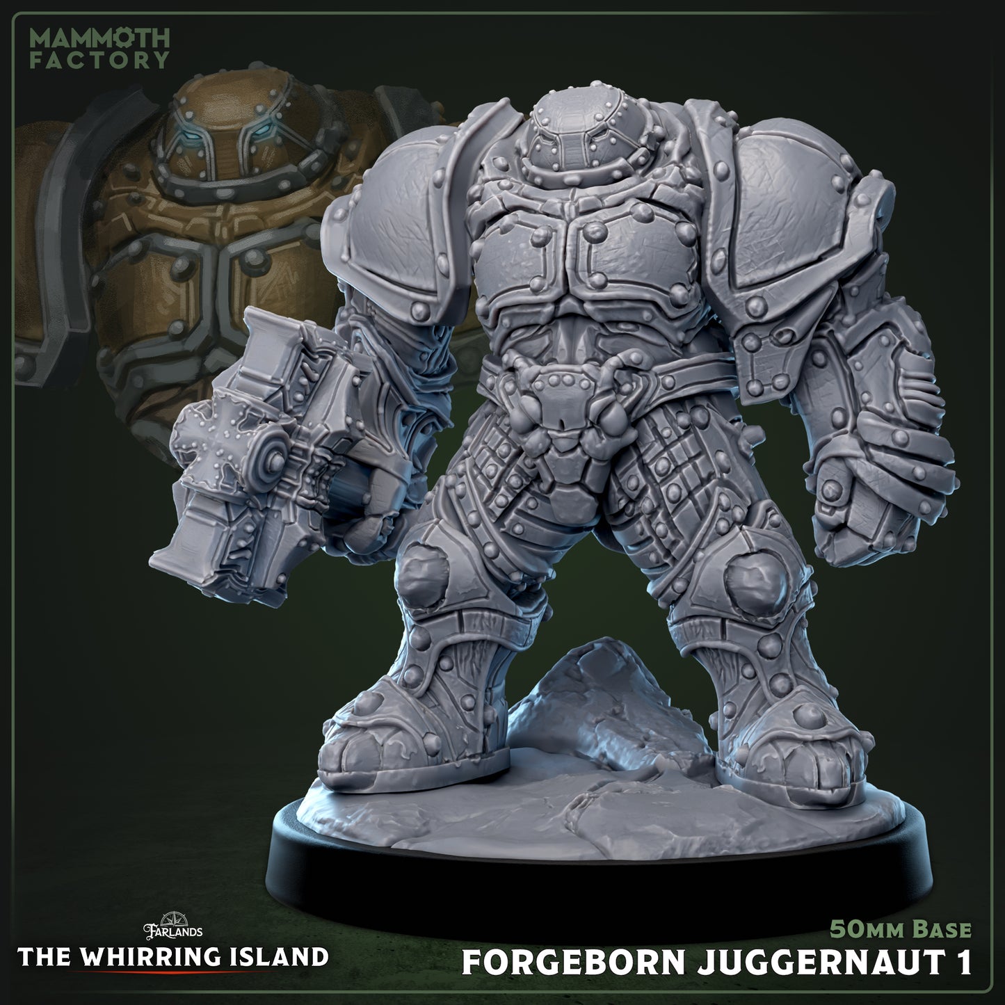 Forgeborn Juggernaut – Construct Brute – The Whirring Island – Miniature