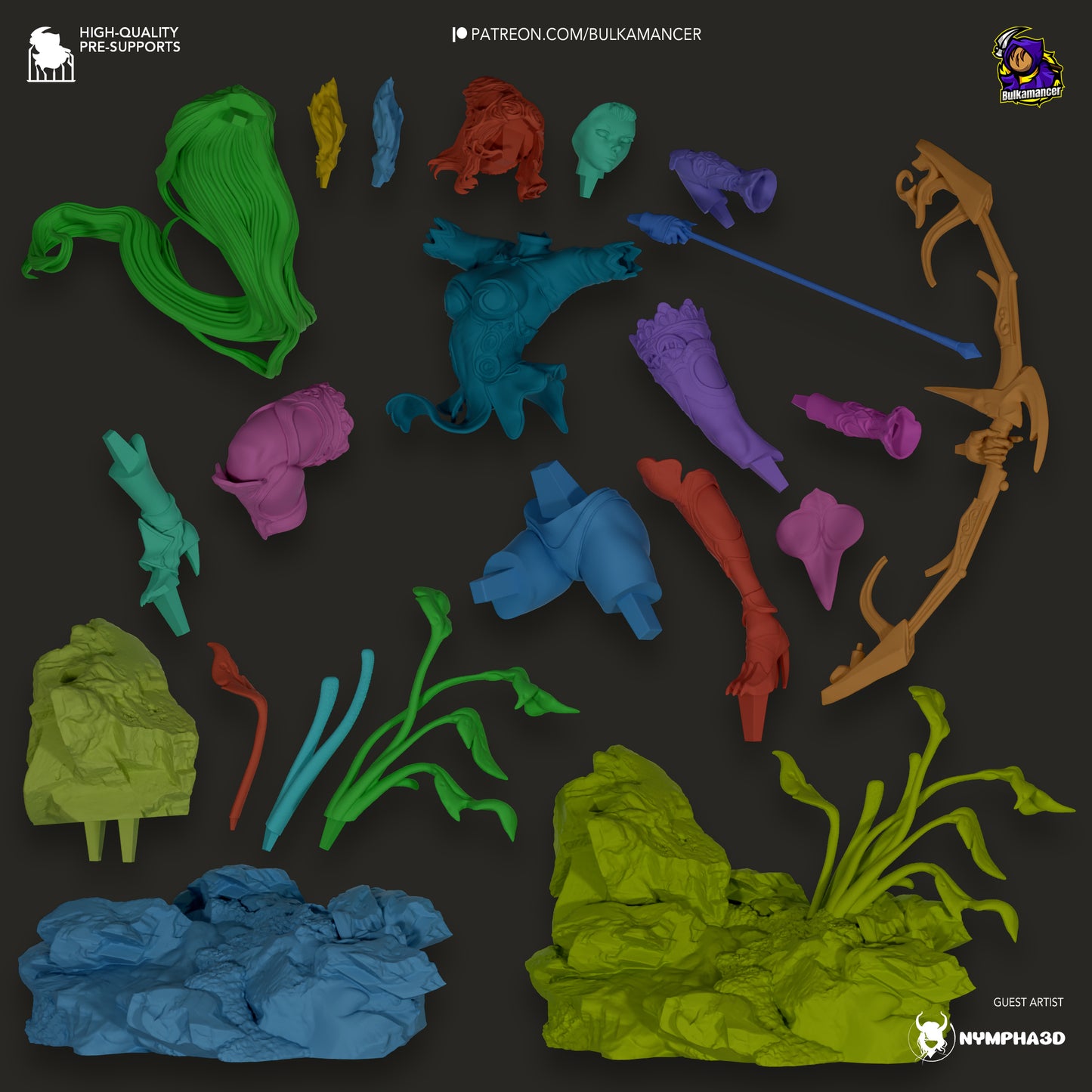 Parts list picture of Fran.