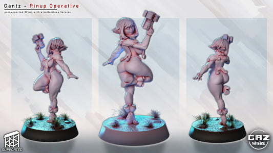 Gantz - Pin-Up Operative (Elf) - Sci-Fi Miniature
