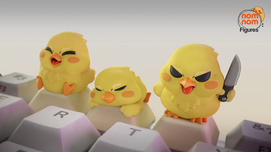 Nomnom Bird Keycaps