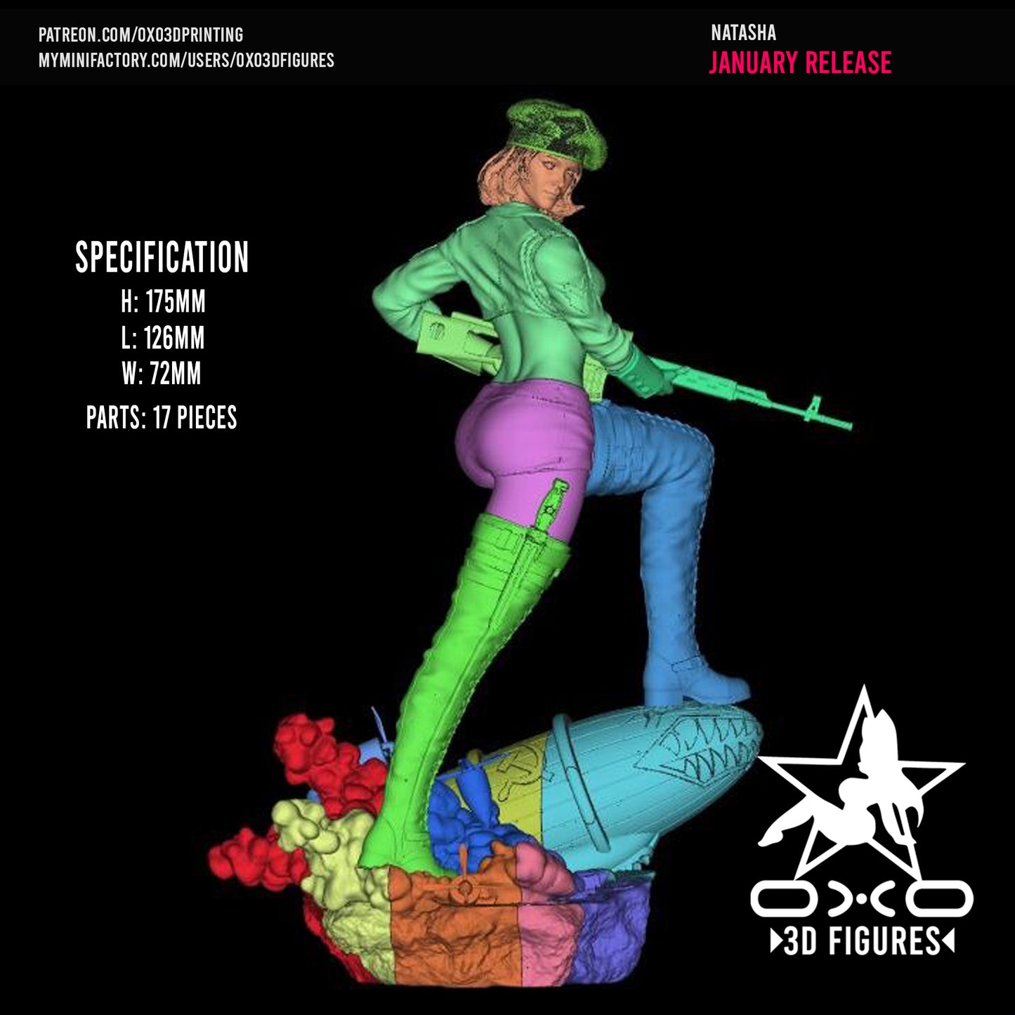 Natasha - Command and Conquer (18+ NSFW/SFW) - 1:10 scale