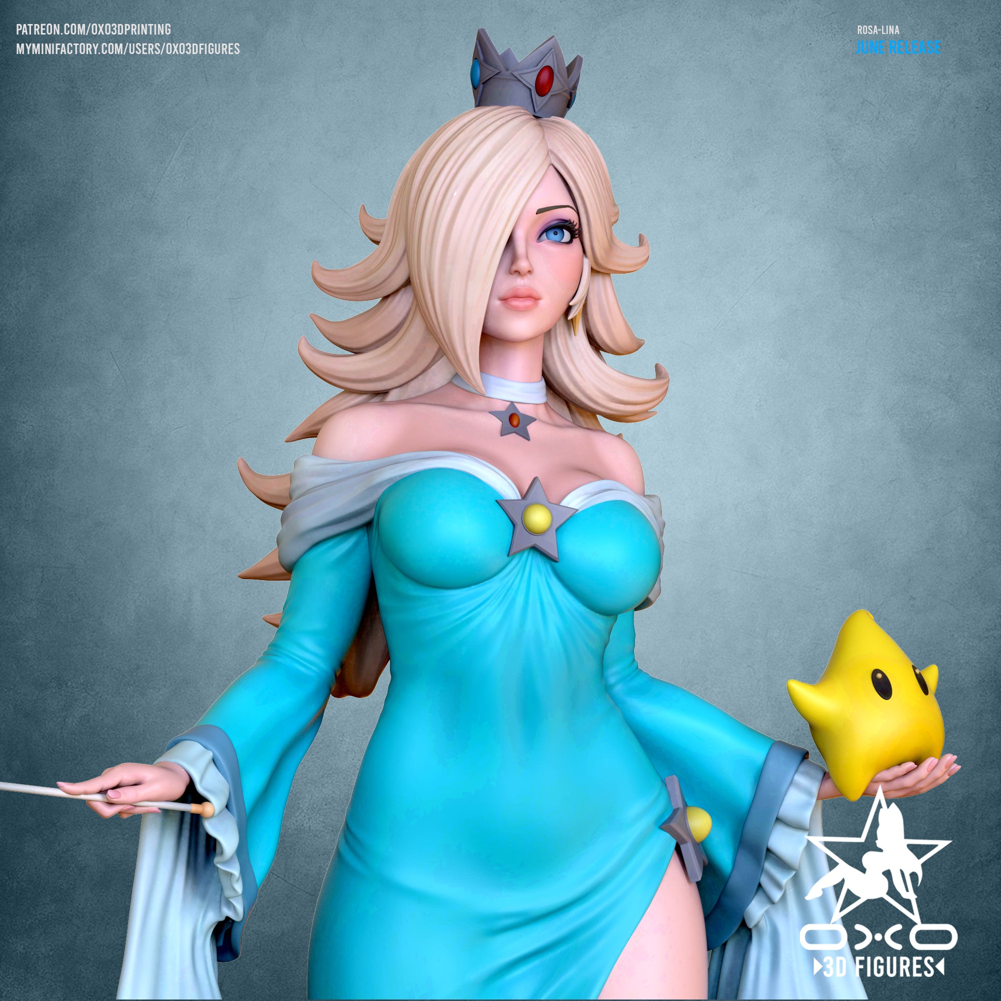 Rosalina - Super Mario (SFW/NSFW 18+) - 1:10 Scale Figure Dungeon Master Minis Rosalina - Super Mario (SFW/NSFW 18+) - 1:10 Scale Figure Dungeon Master Minis
