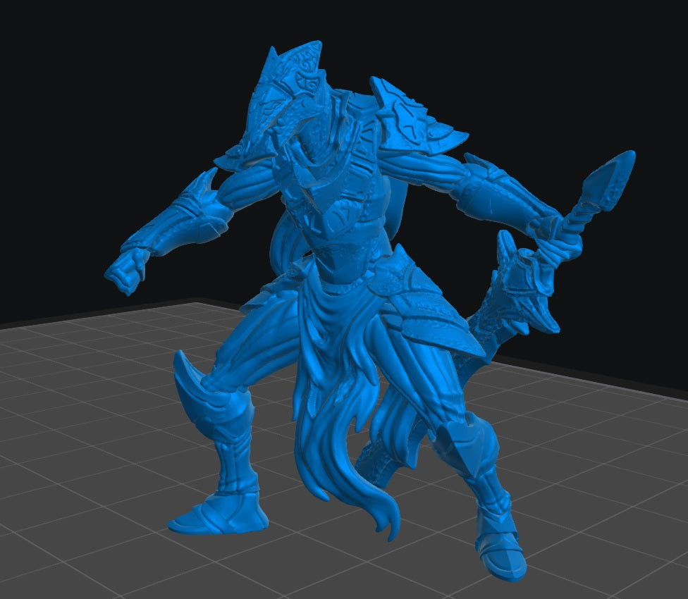 Plague Knight – Trench Crusade Proxy Miniature – Custom Grimdark Knight