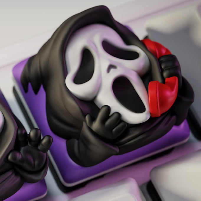 Ghostface - Halloween Style Keyboard Keycaps