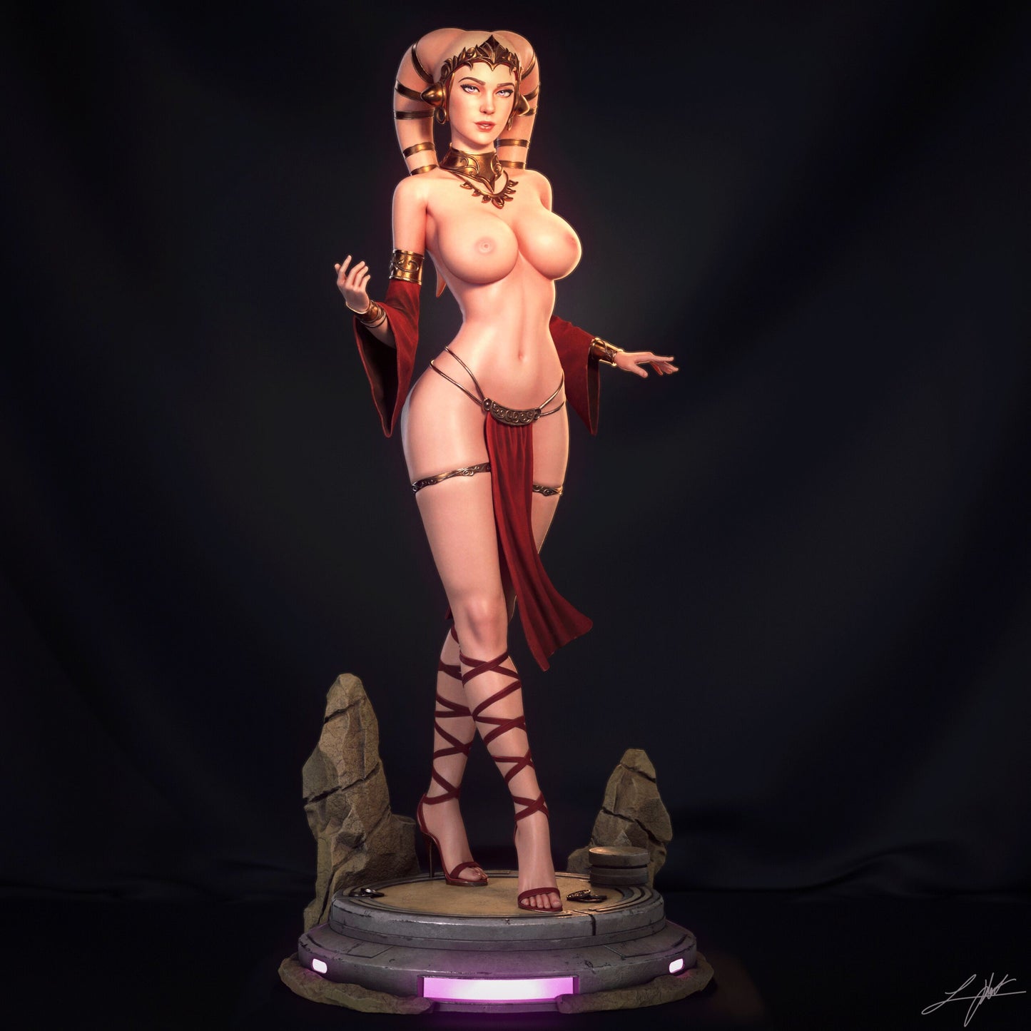 Twi'lek Hostess - SW (SFW/NSFW 18+ Only) - 1:4 Scale