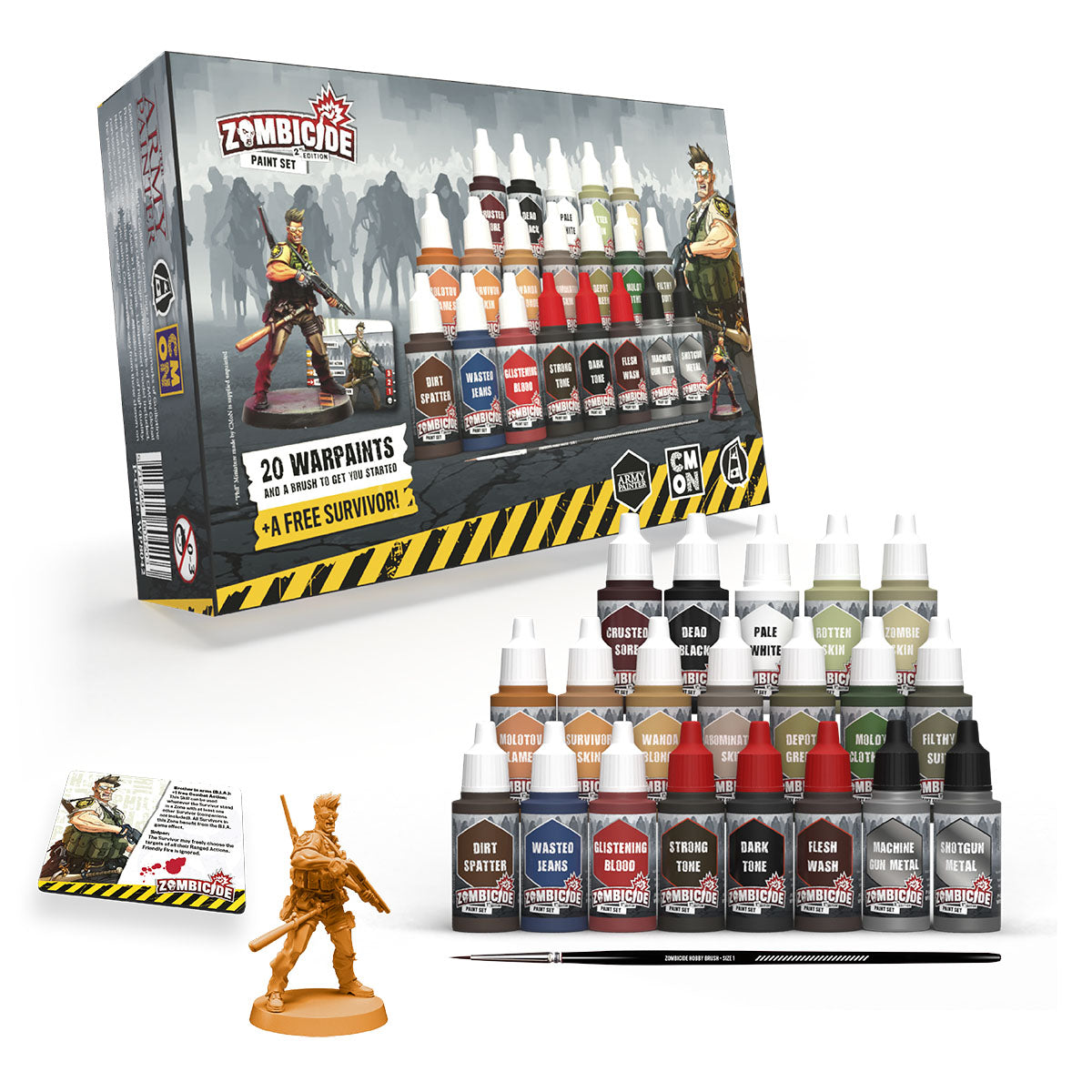 Army Painter Warpaints: Zombicide Paint Set - 2nd Edition