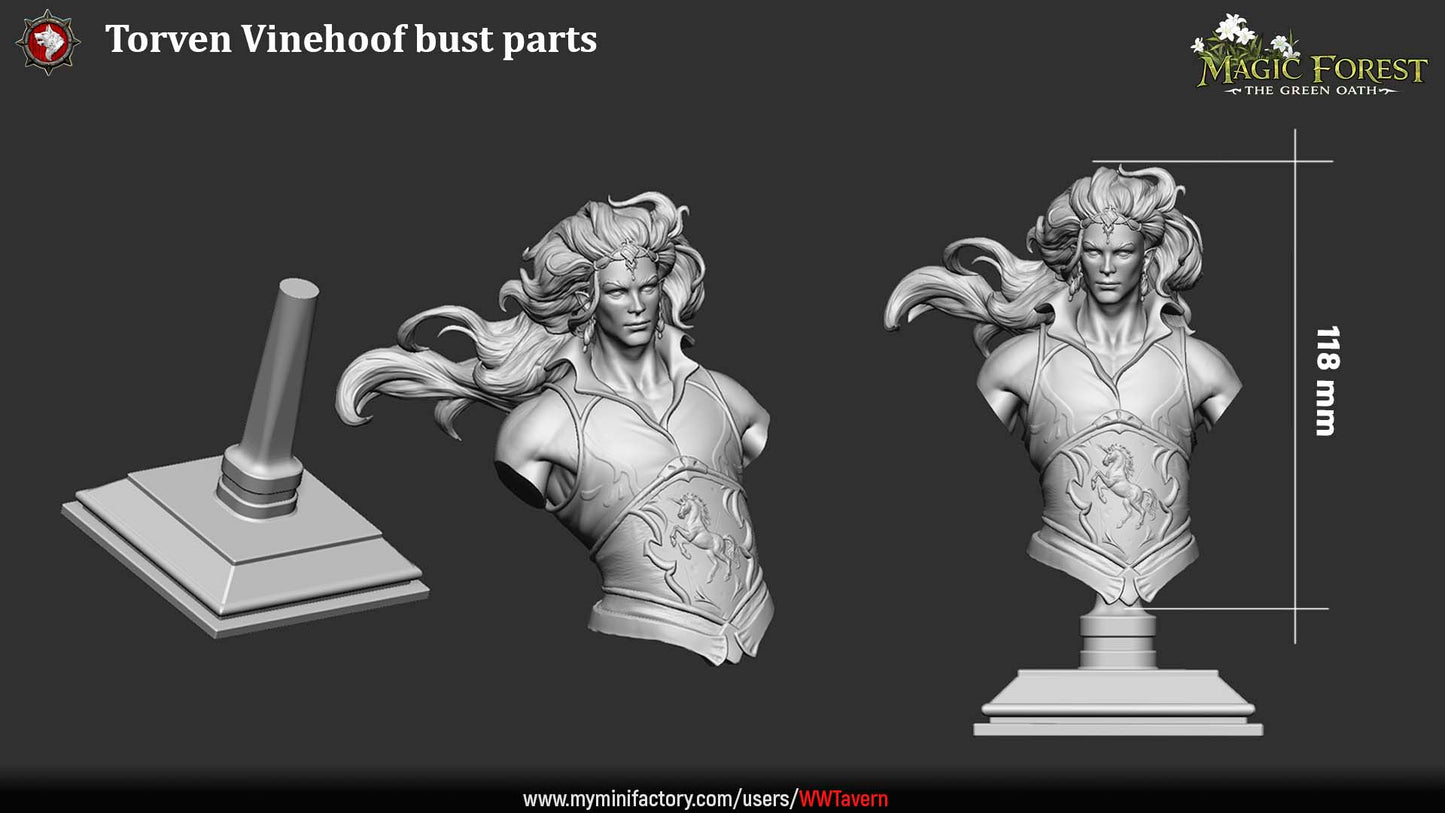 Torven Vinehoof – Centaur Druid – Magic Forest: The Green Oath – Miniature