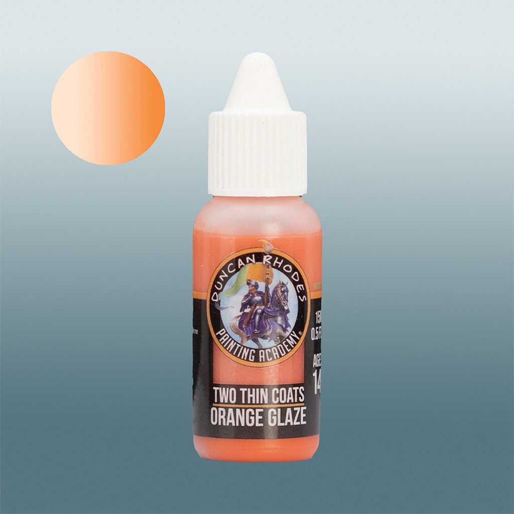 Two Thin Coats Glaze: Orange Glaze