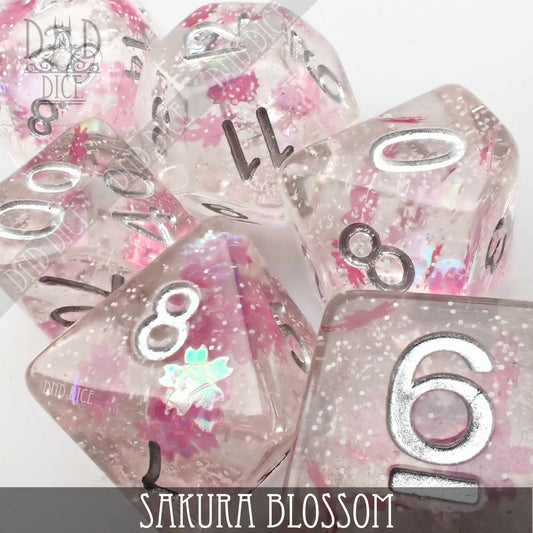 Sakura Blossom Dice Set