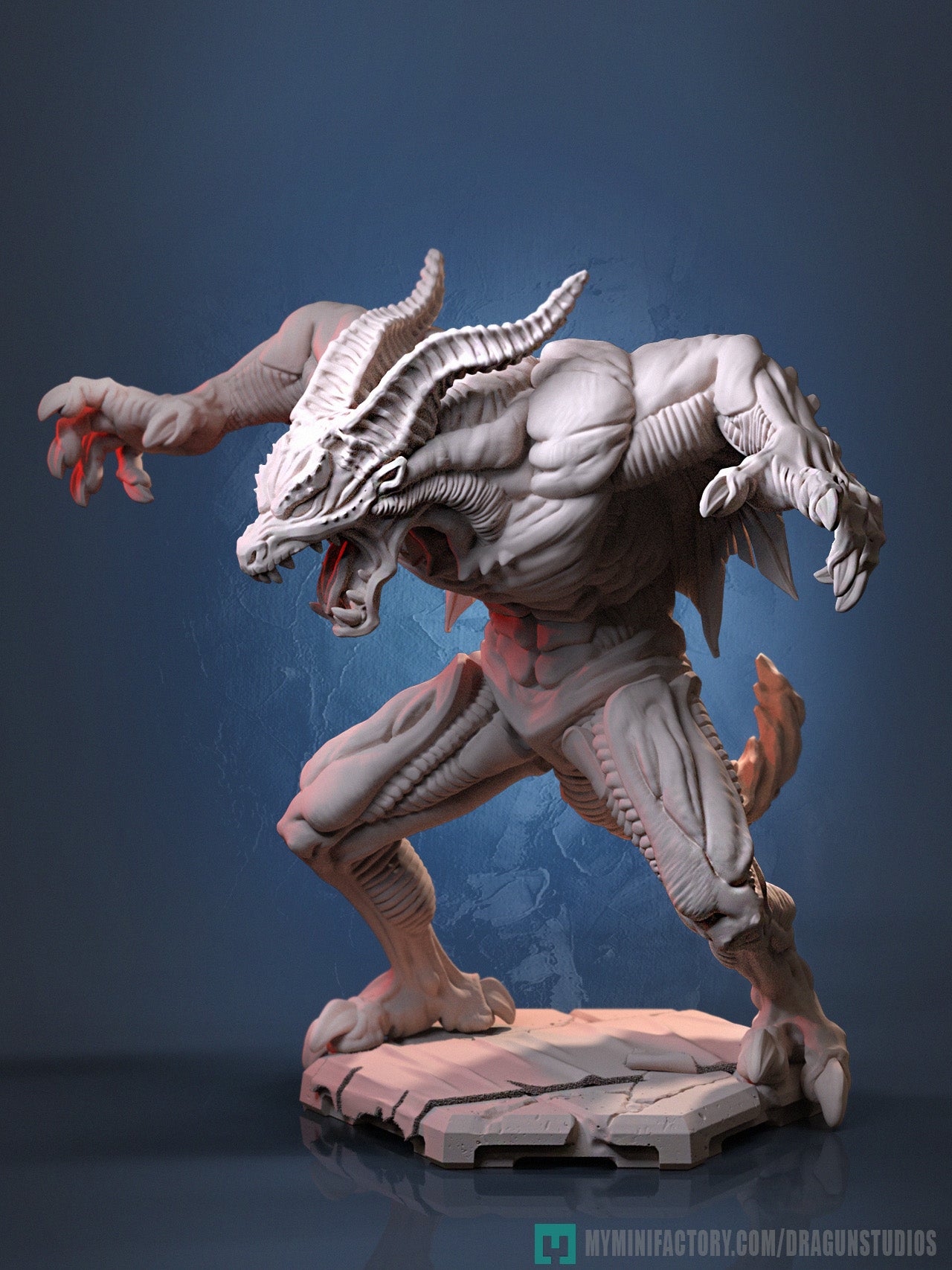 Dracul Demon – Castlevania Inspired Monster – Miniature