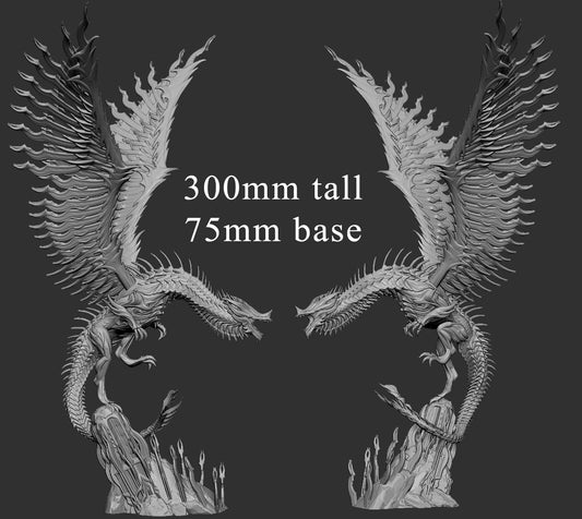 Inconcel Dragon - Massive Cyber-Dragon Miniature