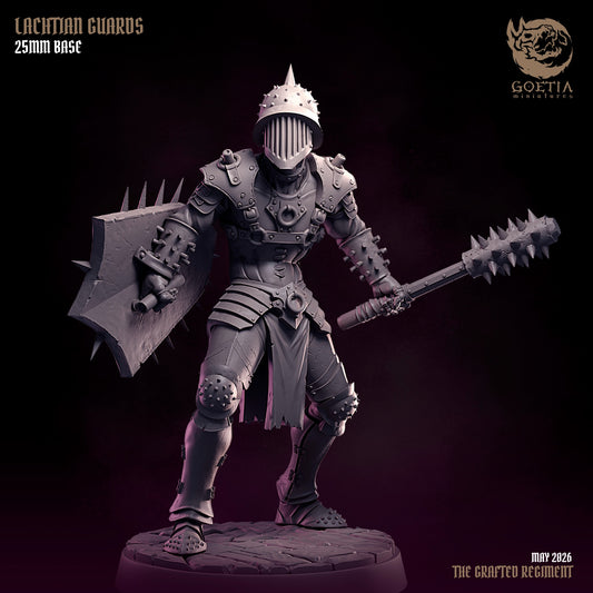 Lachtian Guards – Human Fighters – Resin Tabletop Miniatures