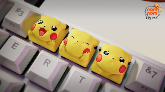 Pikachu - Pocket Monsters - Keyboard Keycaps