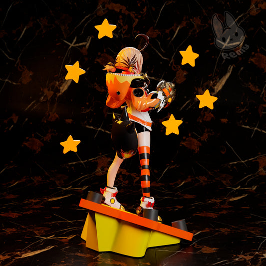 gigi murin hololive 1:7 scale figure back pose star base tail detail vtuber collectible