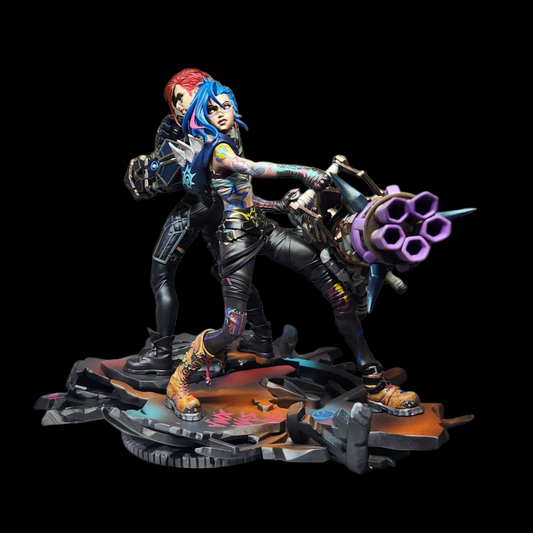 Vi & Jinx Diorama - Arcane - 1:8 Scale Figures