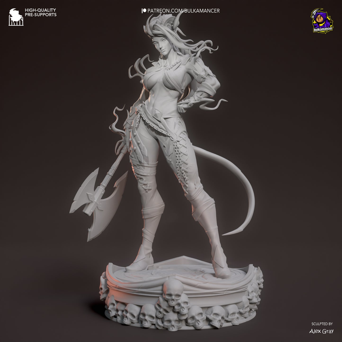 Karlach Stylized - Baldur's Gate - 1:8 scale Figure