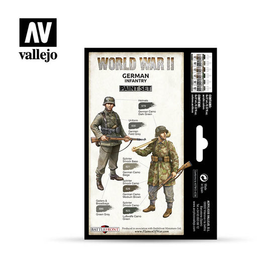 Model Color: WWII Paint Set - German Infantry