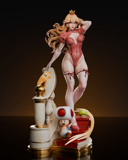 Princess Peach Super Mario 1:6 scale figure full body bodysuit variant crown royal stance collectible