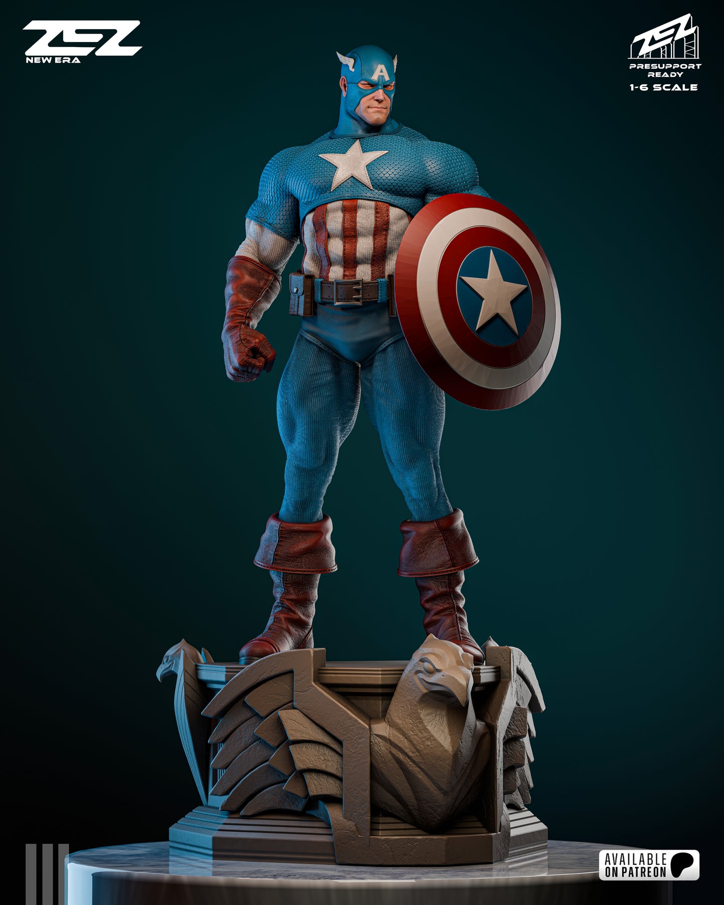 Captain America - Marvel Comics  - 1:6 Scale Figure
