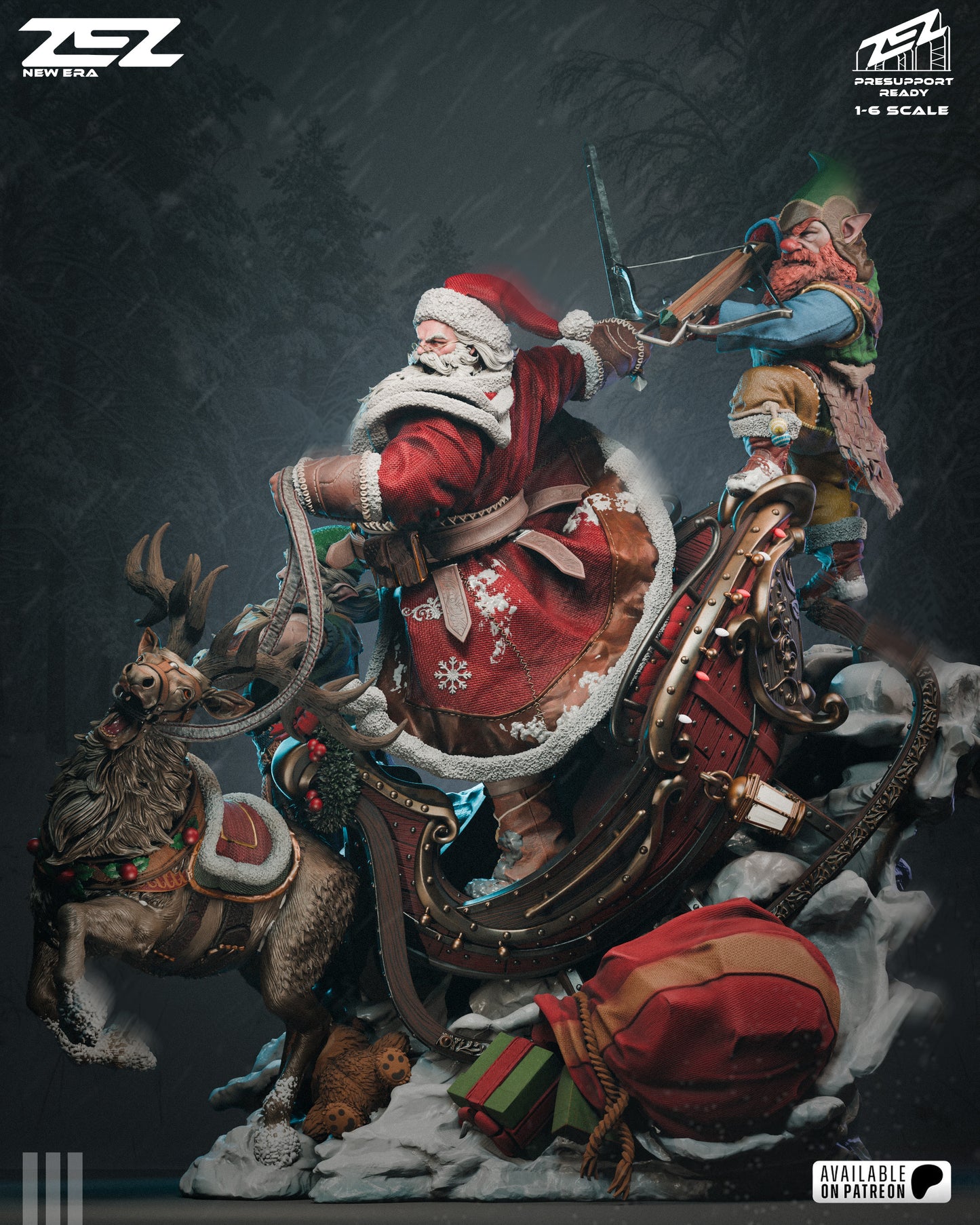 Santa Clause - Old Saint Nick - 1:6 Scale Figure