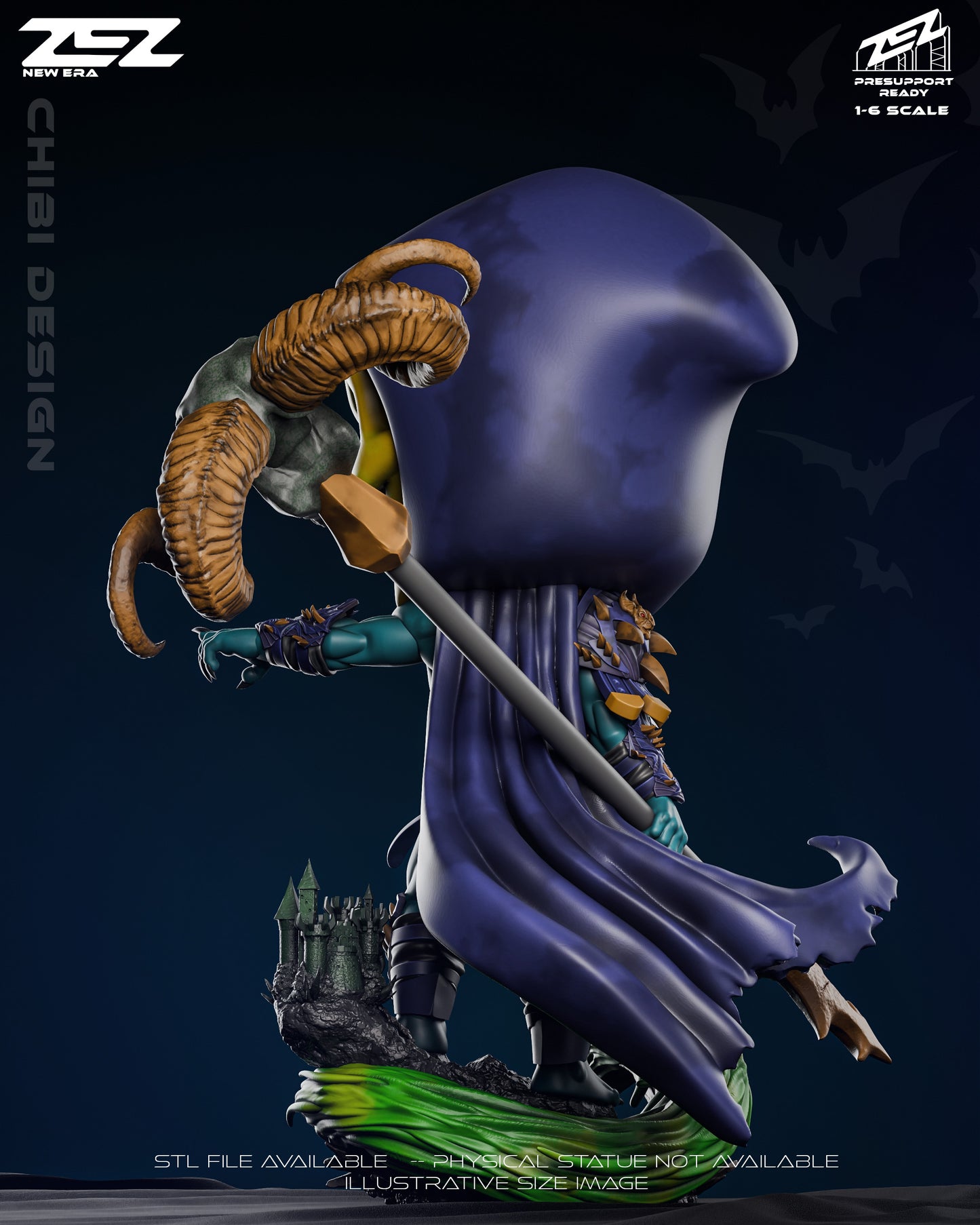 Chibi Skeletor - Masters of the Universe