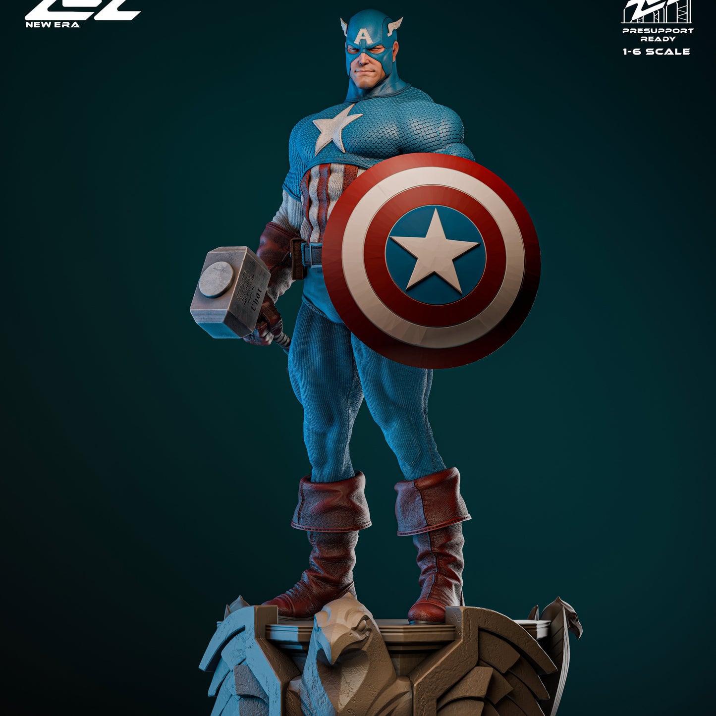 Captain America - Marvel Comics  - 1:6 Scale Figure