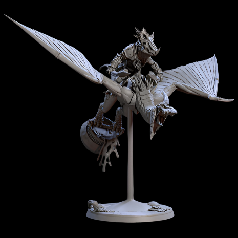Pterowyvern Riders - Flying Cavalry Miniatures