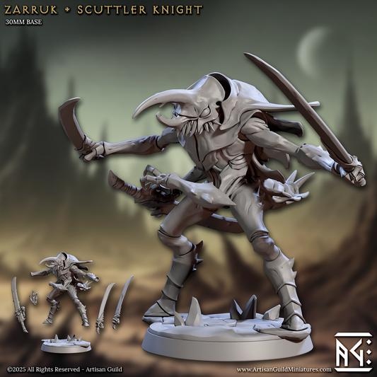 Zarruk – Scuttler Knight Monster Miniature