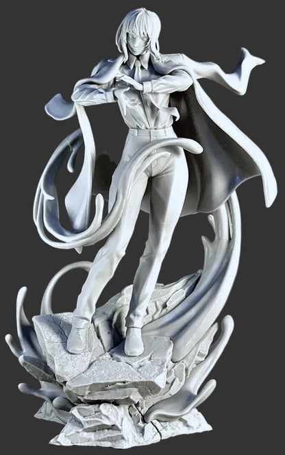 Makima Chainsaw Man resin collectible figure monochrome print display
