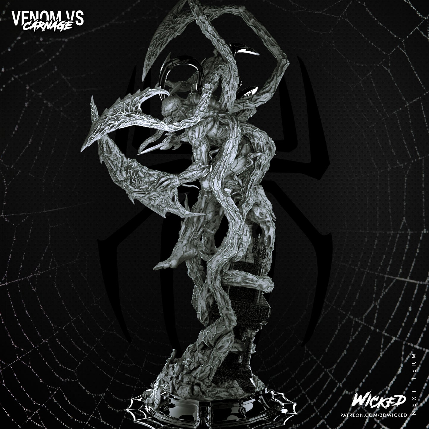 Carnage - Marvel Comics - 1:6, 1:12 Scale Figure & Busts