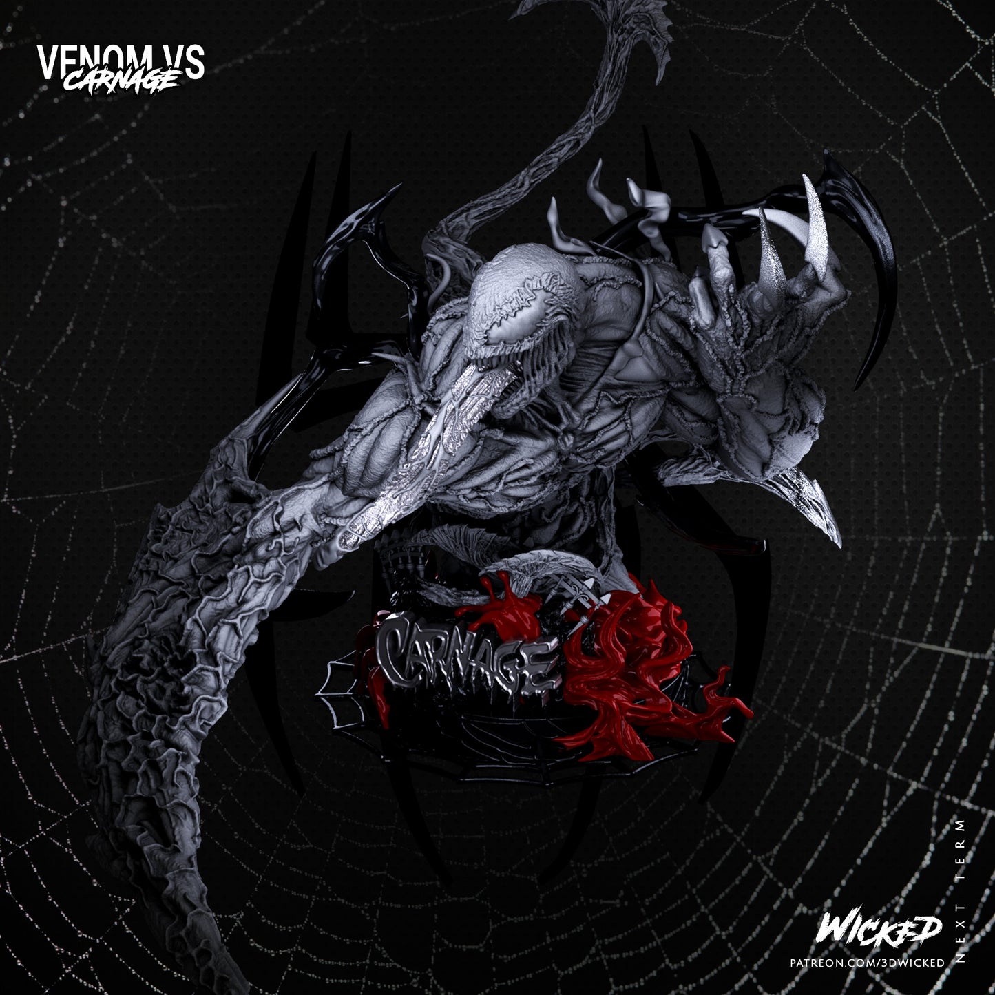 Carnage - Marvel Comics - 1:6, 1:12 Scale Figure & Busts