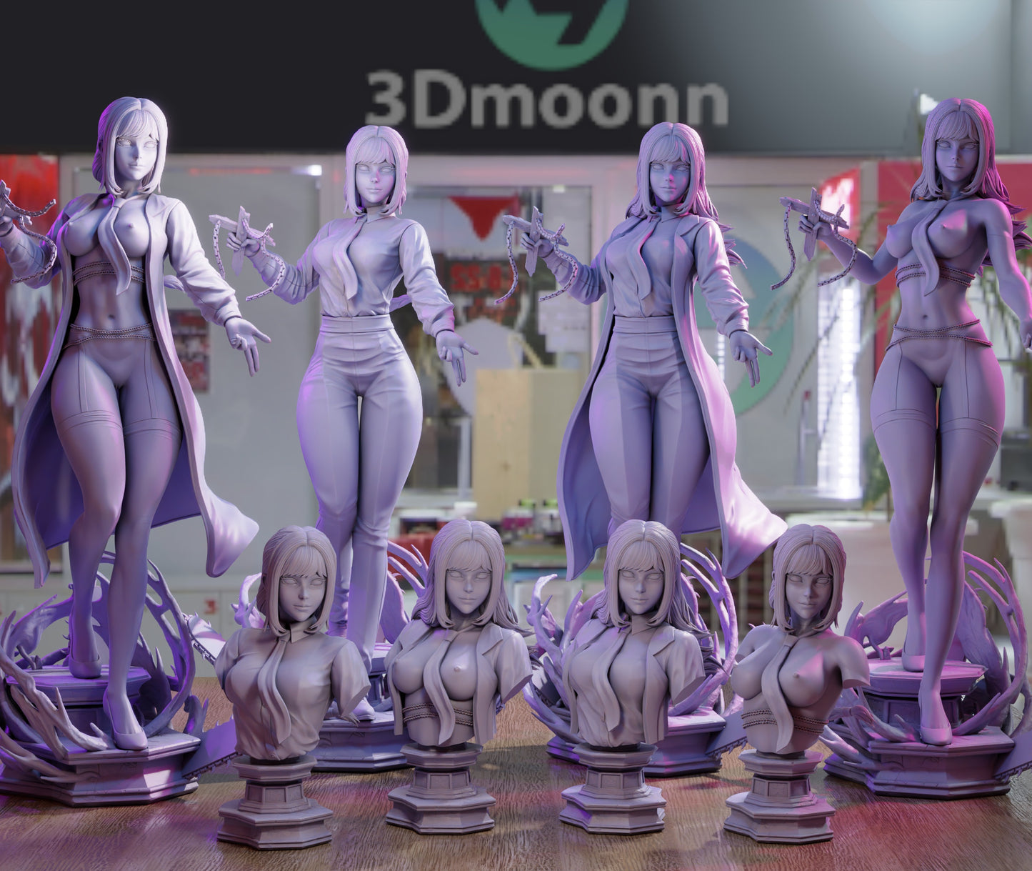 Makima - Chainsawman (SFW/NSFW 18+ Only) - 1:6 Scale Figure & Bust