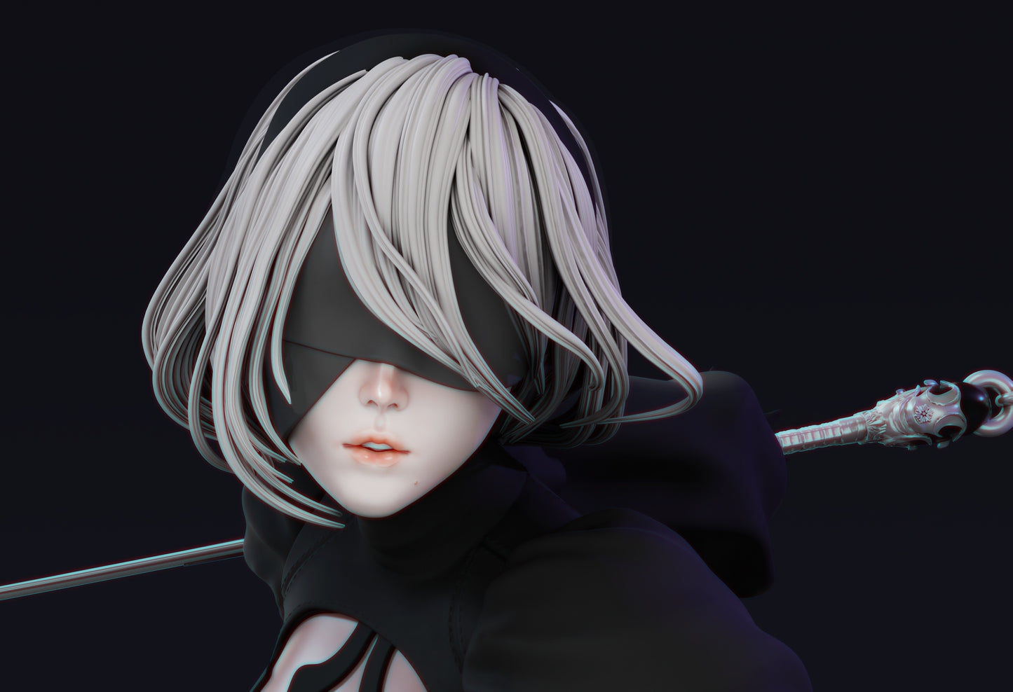 YoRHa No.2 Type B  (2B) - Nier Automata - 1:6 Scale