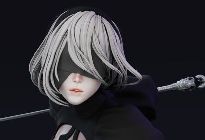 YoRHa No.2 Type B  (2B) - Nier Automata - 1:6 Scale