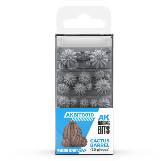 AK Interactive Basing Bits: Cactus Barrel (20 Pieces)