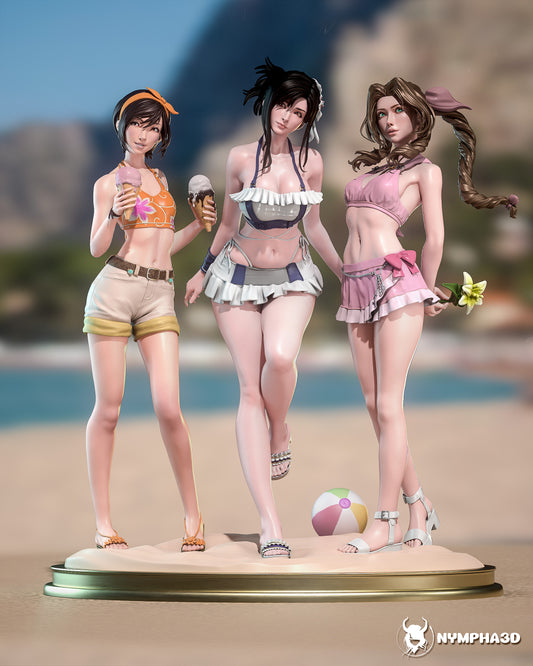 Final Fantasy VII Beach Edition Diorama - Final Fantasy VII - 1:6 Scale