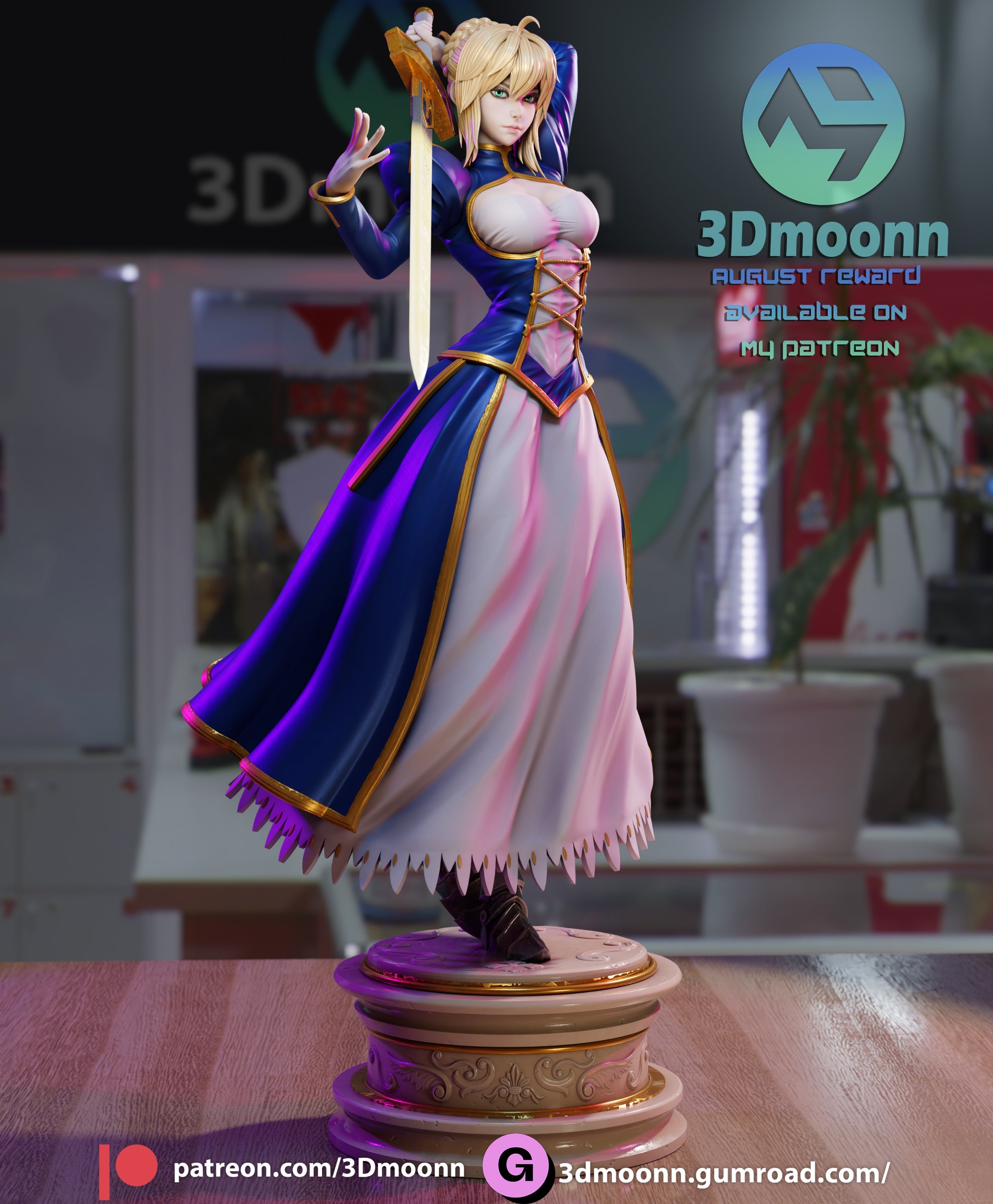 Saber - Fate/Grand Order (SFW/NSFW 18+) - 1:6 Scale – Dungeon